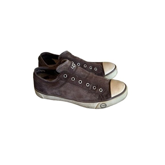 UGG Australia Unisex Suede Slip-On Sneakers Size 8.5 US - Picture 1 of 8
